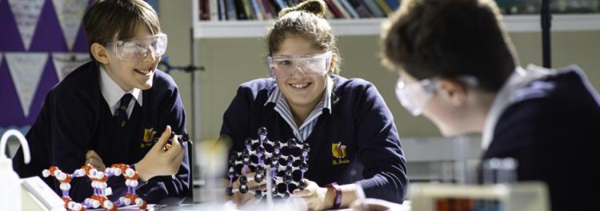 students in science image